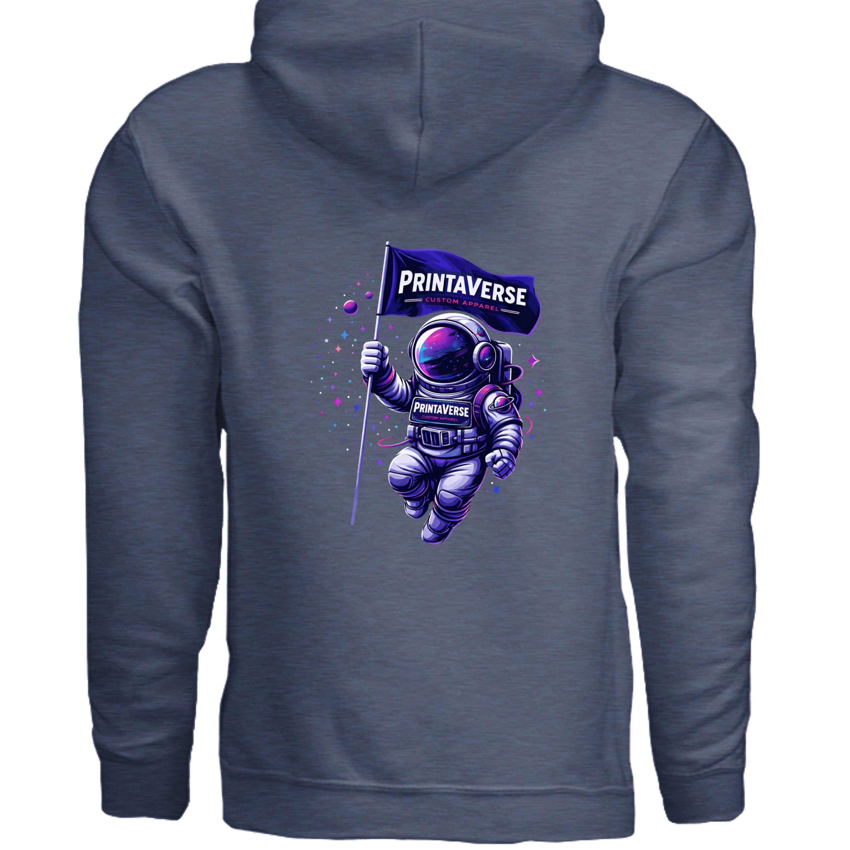 Heather Sport Dark Navy - G185 - BACK