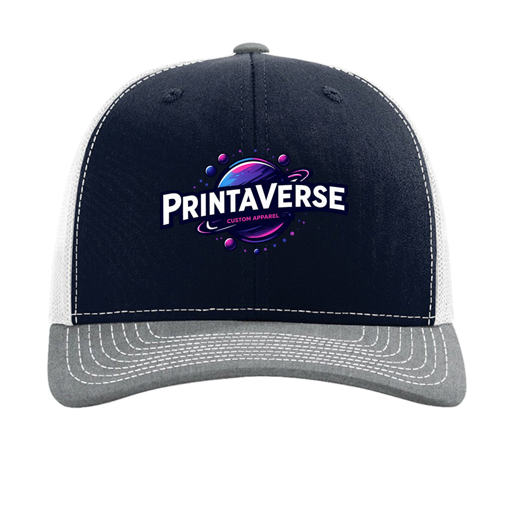 Navy/ White/ Heather Grey - 112 - FRONT