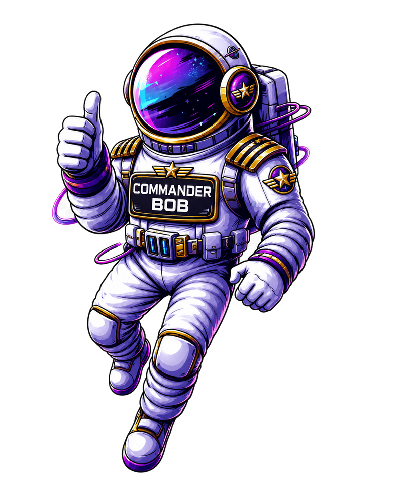 COMMANDER BOB from the Printaverse crew